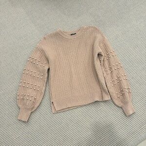 Madewell bobble Sleeve sweater